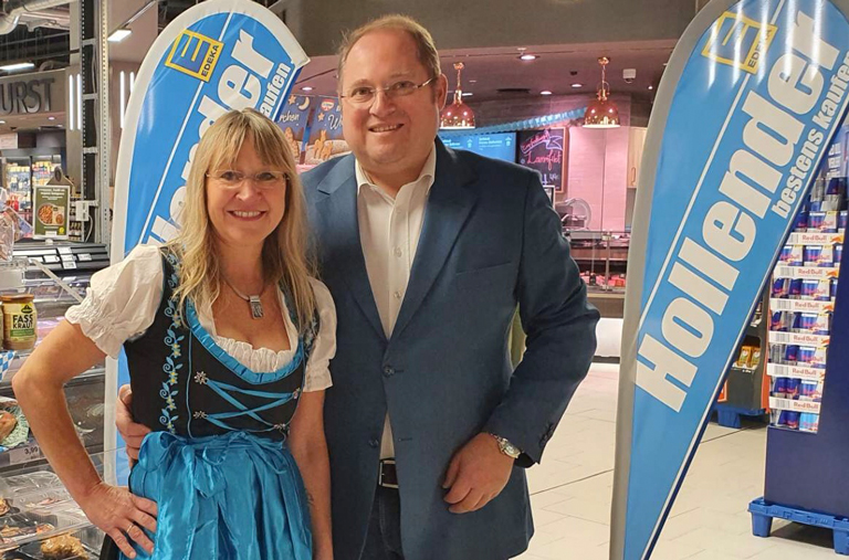 Gaby Hollender mit ihrem Mann Kay Hollender