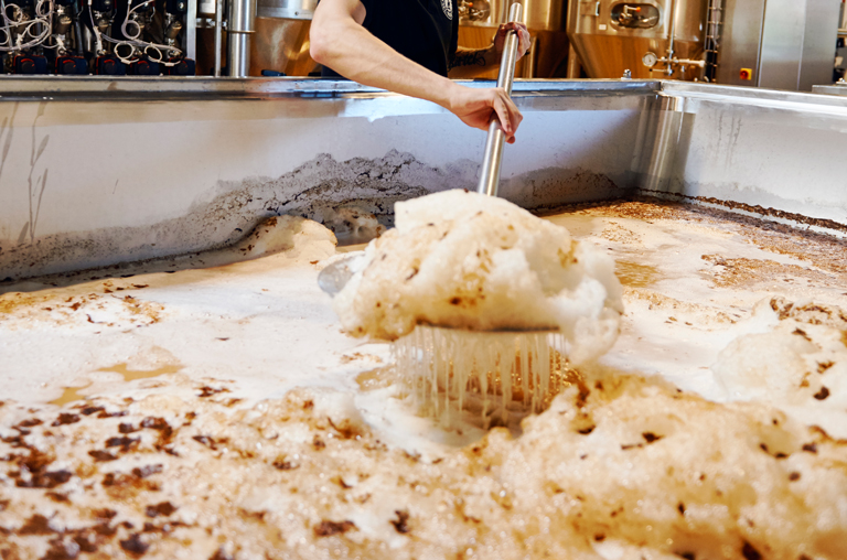 In der Insel-Brauerei wird mit offener Gärung gebraut