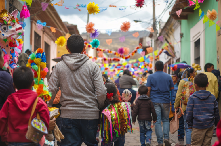 Bei den vorweihnachtlichen „Los Posadas“ in Mexiko wird gesungen, getanzt und gefeiert, bis am Ende die Piñatas zerschlagen werden